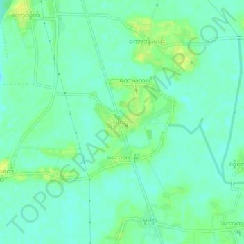 War Su topographic map, elevation, terrain