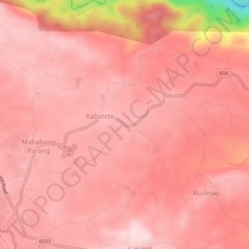Kilib topographic map, elevation, terrain
