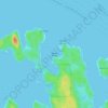 Spratt Point topographic map, elevation, terrain