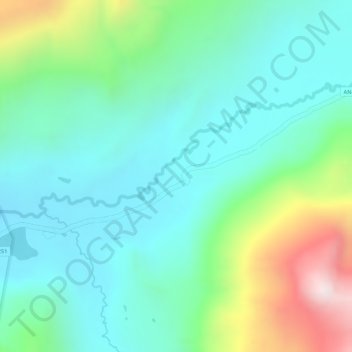 Carpa topographic map, elevation, terrain