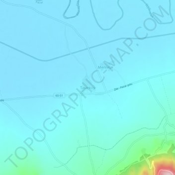 Tatarköy topographic map, elevation, terrain