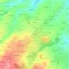 Le Bois Hello topographic map, elevation, terrain