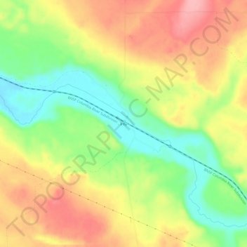 Irby topographic map, elevation, terrain