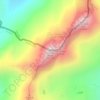 Pizzo di Emet topographic map, elevation, terrain