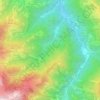 Artic topographic map, elevation, terrain