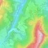 Les Volants topographic map, elevation, terrain