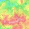 Les Bruges topographic map, elevation, terrain