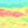 Misquah Hills topographic map, elevation, terrain