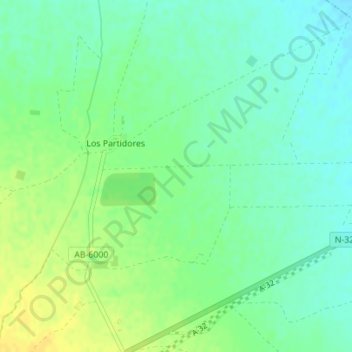 Los Majuelos topographic map, elevation, terrain
