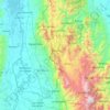 Ocaña topographic map, elevation, terrain