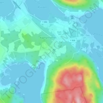 Hummelvik topographic map, elevation, terrain