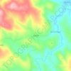 Arrecife topographic map, elevation, terrain