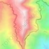 Alto del Trigo topographic map, elevation, terrain