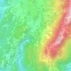 Faida topographic map, elevation, terrain