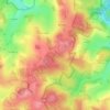 Landwehr topographic map, elevation, terrain