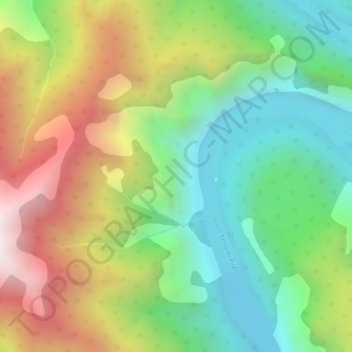 Third Canyon topographic map, elevation, terrain