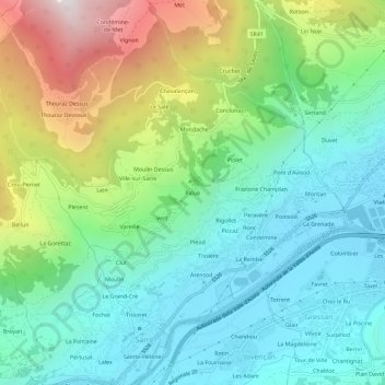 Palue topographic map, elevation, terrain
