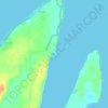 Defur topographic map, elevation, terrain