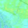Lacombe topographic map, elevation, terrain
