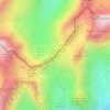 Col de Crête Sèche topographic map, elevation, terrain
