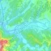 Pallerone topographic map, elevation, terrain