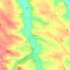 A Jouanlaurence topographic map, elevation, terrain