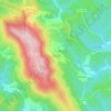 Cerquedo topographic map, elevation, terrain