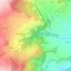 Cascatelle del Conca topographic map, elevation, terrain