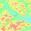 Rio Curumuri topographic map, elevation, terrain