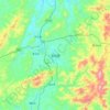 Anyuan topographic map, elevation, terrain