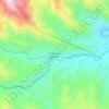 La Ciénaga de Manabao topographic map, elevation, terrain
