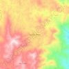 Gómez Plata topographic map, elevation, terrain