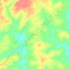 Simpson topographic map, elevation, terrain