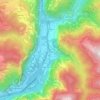 Cismon del Grappa topographic map, elevation, terrain