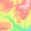 Anfama topographic map, elevation, terrain