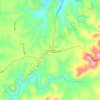 Campo Alegre topographic map, elevation, terrain
