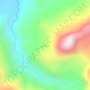 Hatu Toisiwa topographic map, elevation, terrain