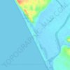 Pajaro Dunes topographic map, elevation, terrain
