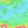 Auer topographic map, elevation, terrain
