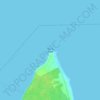 North Cape topographic map, elevation, terrain
