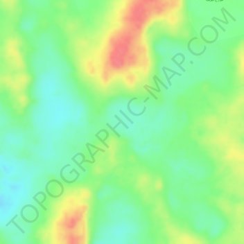 Qa` al Hajj topographic map, elevation, terrain