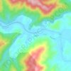 Coipué topographic map, elevation, terrain
