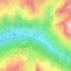 Melago topographic map, elevation, terrain