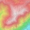 Monte Altissimo topographic map, elevation, terrain