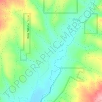 Centerville topographic map, elevation, terrain