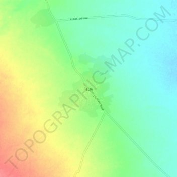 Wahova topographic map, elevation, terrain