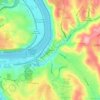 Riverton topographic map, elevation, terrain