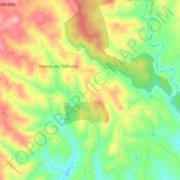 Serva topographic map, elevation, terrain