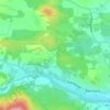 East Mains topographic map, elevation, terrain