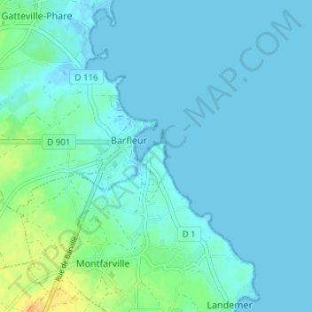 Le Cracko topographic map, elevation, terrain